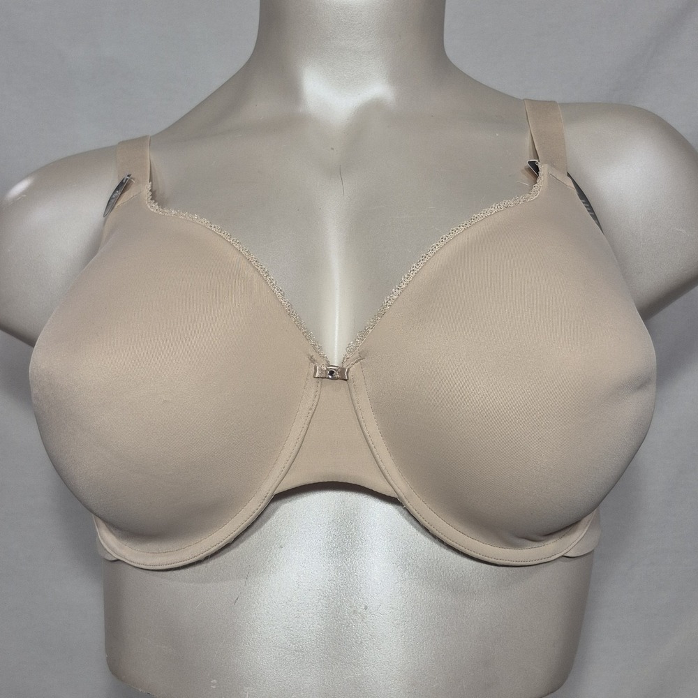 40DD Vanity Fair 76240‎ Full Figure Age Defying Lift Underwire Bra Beige NWT